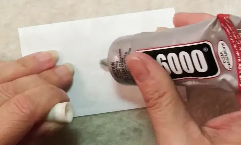 Testing E6000 Glue on a Paper